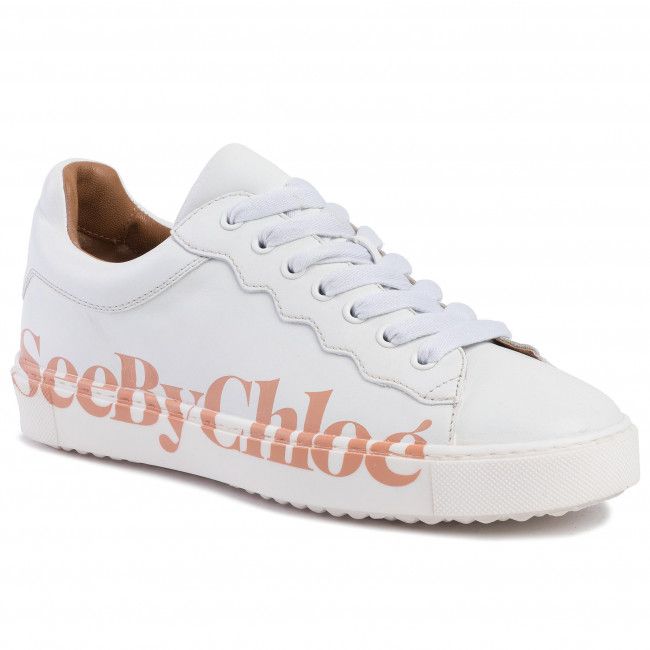 Sneakers SEE BY CHLOÉ - SB33125A Bianco/Logo Pink 101