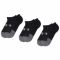 Set di 3 paia di calzini corti unisex Under Armour - Heatgear No Show Sock 1346755-001 Black