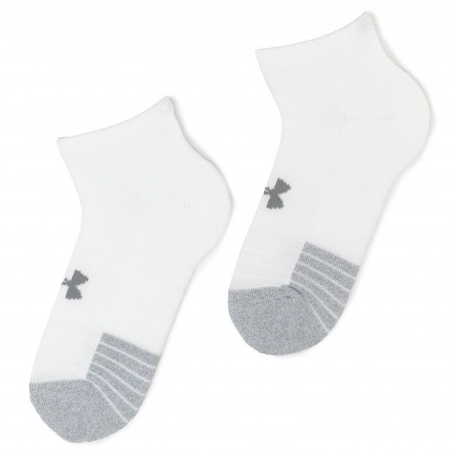 Set di 3 paia di calzini corti unisex Under Armour - Heatgear Lo Cut Sock 1346753-100 White