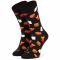 Calzini lunghi unisex Happy Socks - HAM01-9000 Nero