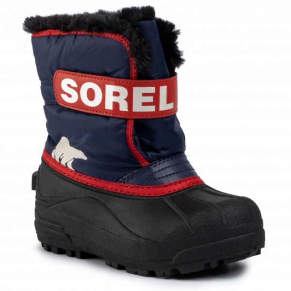 Stivali da neve SOREL - Childrens Snow Commander NC1960 Noctural/Sail Red 591 Stivali da neve SOREL - Childrens Snow Commander NC1960 Noctural/Sail Red 591