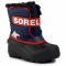 Stivali da neve SOREL - Childrens Snow Commander NC1960 Noctural/Sail Red 591