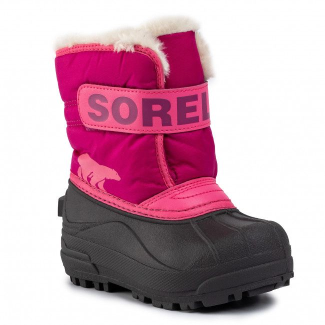 Stivali da neve SOREL - Childrens Snow Commander NC1960 Tropic Pink/Deep Blush 652