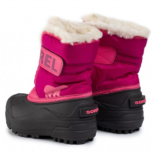 Stivali da neve SOREL - Childrens Snow Commander NC1960 Tropic Pink/Deep Blush 652