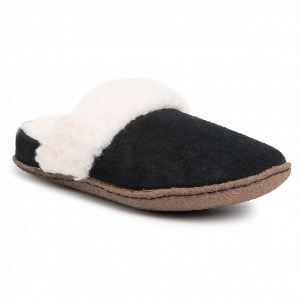 Pantofole SOREL - Nakiska Slide II NL3655 Black/Natural 010