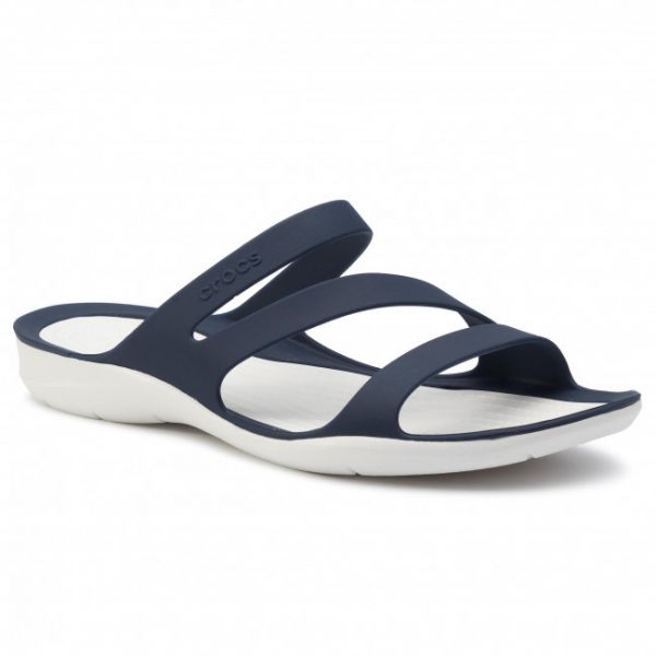 Ciabatte CROCS - Swiftwater Sandal W 203998 Navy/White