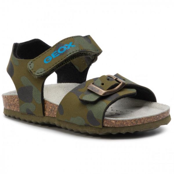 Sandali GEOX - B Sand. Chalki B. A B922QA 000CE C3009 M Military Sandali GEOX - B Sand. Chalki B. A B922QA 000CE C3009 M Military