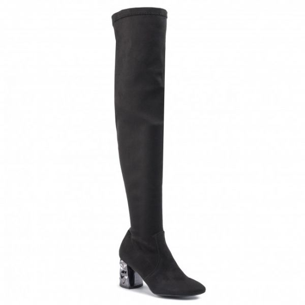 Stivali sopra il ginocchio OLEKSY - M08 Czarna Lycra Stivali sopra il ginocchio OLEKSY - M08 Czarna Lycra