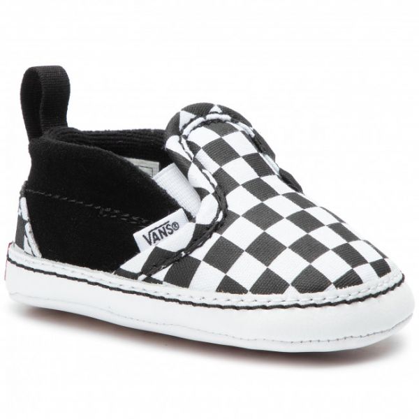 Scarpe sportive Vans - Slip-On V Crib VN0A2XSLFB71 Black/Truewhite Scarpe sportive Vans - Slip-On V Crib VN0A2XSLFB71 Black/Truewhite