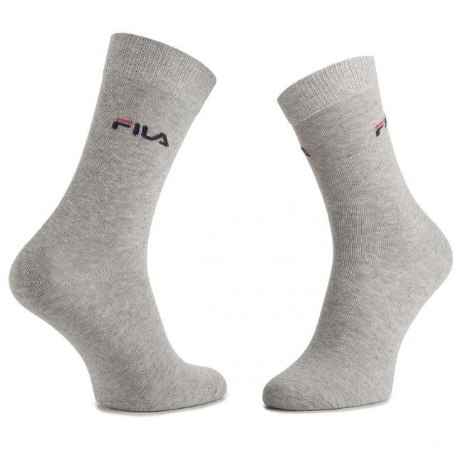 Set di 3 paia di calzini lunghi unisex Fila - F9630 Grey 400