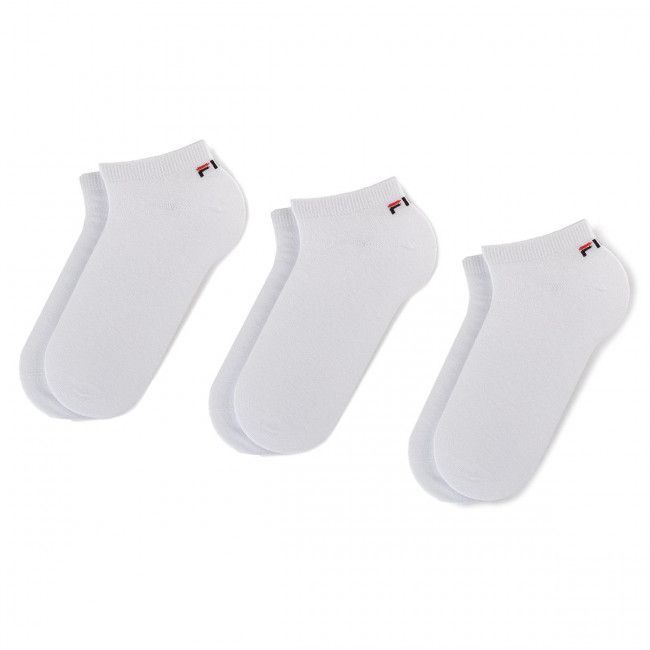 Set di 3 paia di calzini corti unisex Fila - Calza F9100 White 300