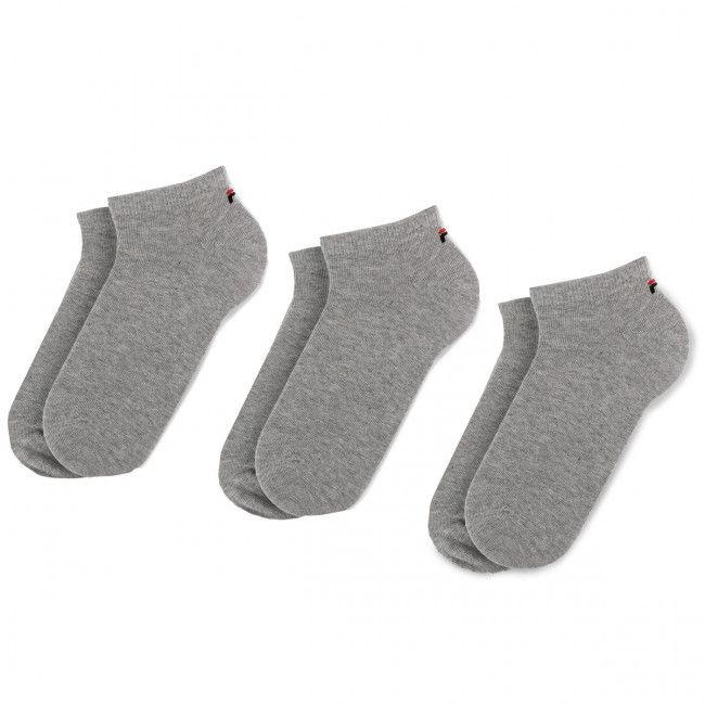 Set di 3 paia di calzini corti unisex Fila - Calza F9100 Grey 400