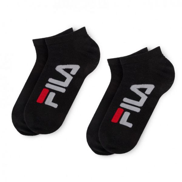 Set di 2 paia di calzini corti unisex Fila - Calza Invisibile F9199 Black 200