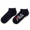Set di 2 paia di calzini corti unisex Fila - Calza Invisibile F9199 Navy 321