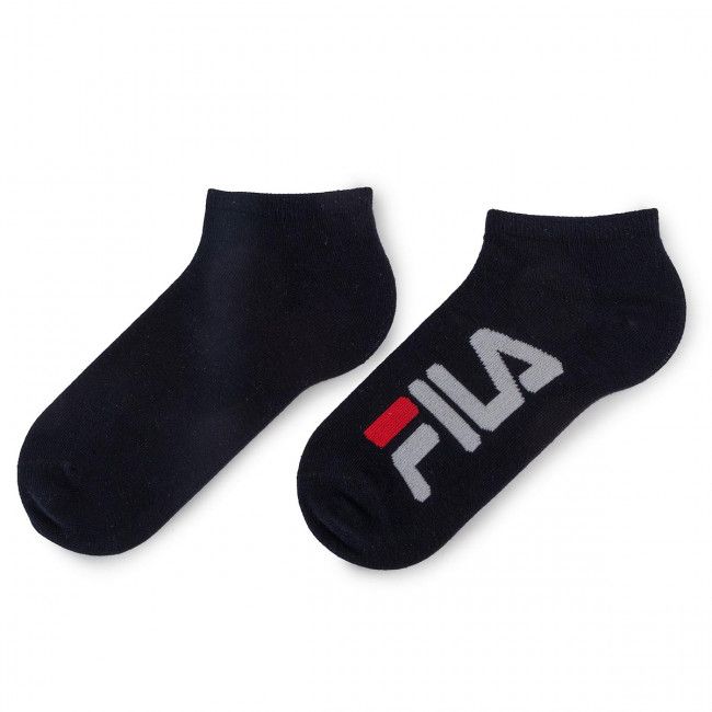 Set di 2 paia di calzini corti unisex Fila - Calza Invisibile F9199 Navy 321