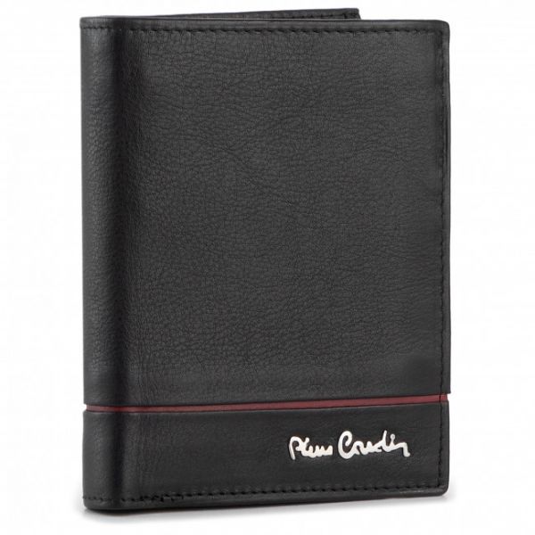 Portafoglio grande da uomo Pierre Cardin - Tilak15 326 Black/Red