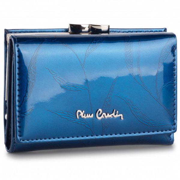 Portafoglio piccolo da donna Pierre Cardin - 02 LEAF 117 Blue 19163