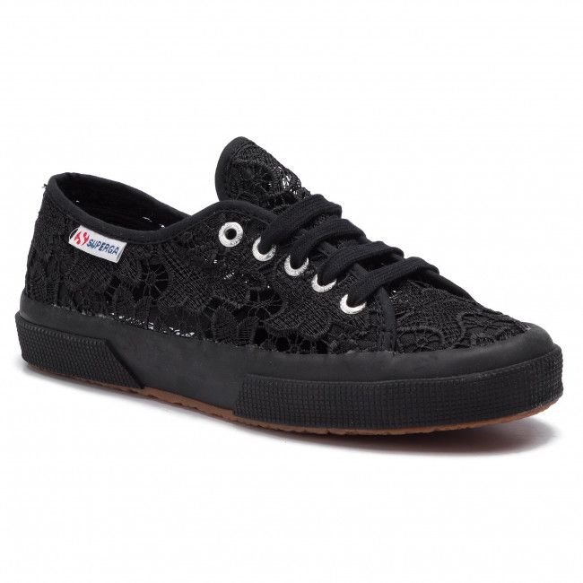 Scarpe sportive SUPERGA - 2750 Macramew S008YA0 Full Black 996