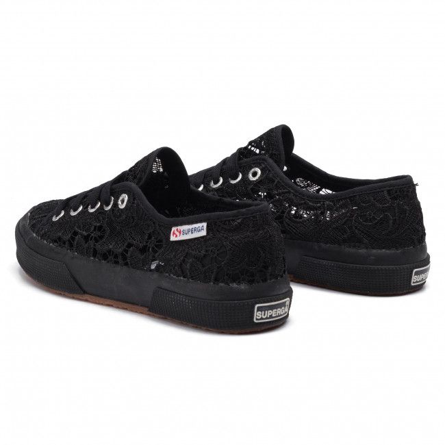 Scarpe sportive SUPERGA - 2750 Macramew S008YA0 Full Black 996