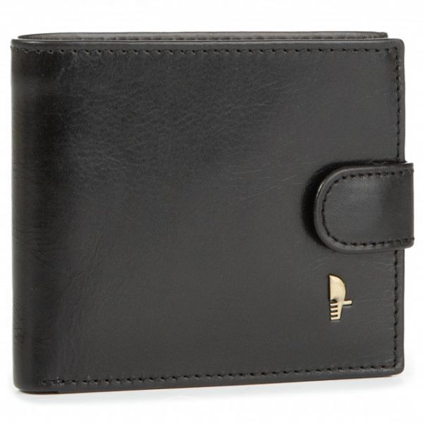 Portafoglio grande da uomo Puccini - MU1953 Black 1