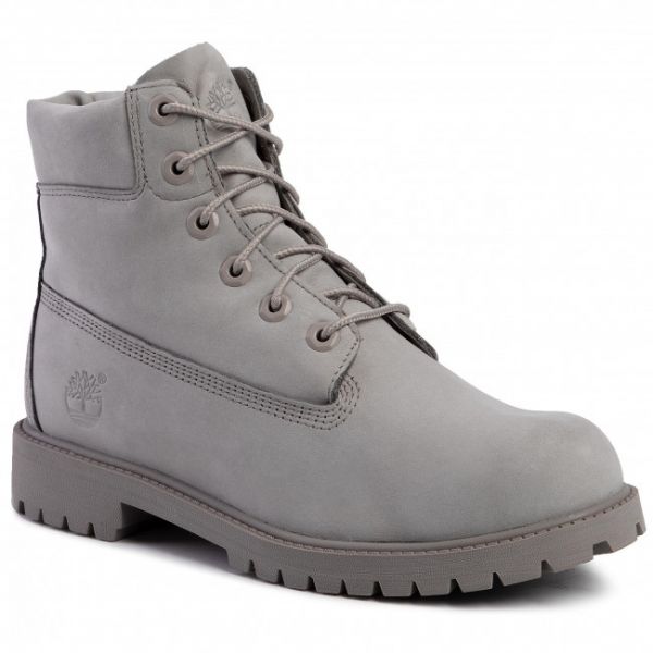Scarponcini TIMBERLAND - Premium 6 In Waterproof Boot TB0A172F0651 Medium Grey Nubuck