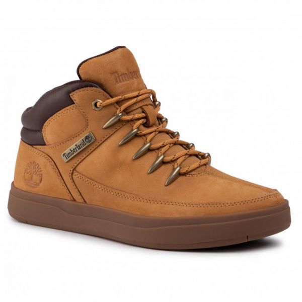 Sneakers Timberland - Davis Square Mid Hiker TB0A1UZV7541 Wheat Nubuck Sneakers Timberland - Davis Square Mid Hiker TB0A1UZV7541 Wheat Nubuck