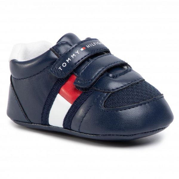 Sneakers Tommy Hilfiger - Velcro Shoe T0B4-30191-0271 Blue/White X007 Sneakers Tommy Hilfiger - Velcro Shoe T0B4-30191-0271 Blue/White X007