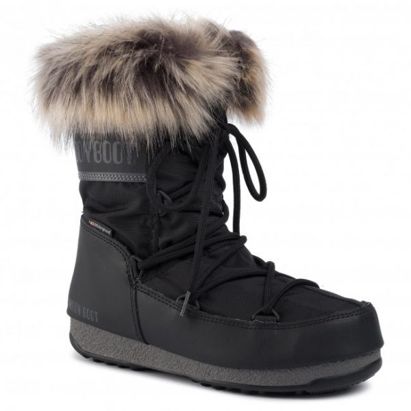 Stivali da neve MOON BOOT - Monaco Low Wp 2 240088001 Black Stivali da neve MOON BOOT - Monaco Low Wp 2 240088001 Black