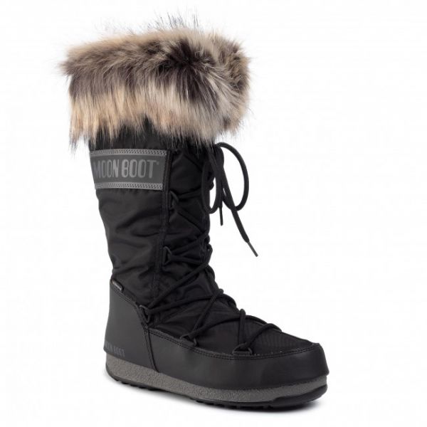 Stivali da neve MOON BOOT - Monaco Wp 2 24008700001 Black Stivali da neve MOON BOOT - Monaco Wp 2 24008700001 Black