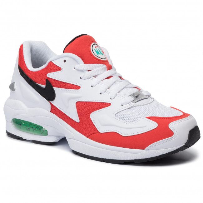 Scarpe Nike - Air Max2 Light AO1741 101 White/Black/Habanero Red