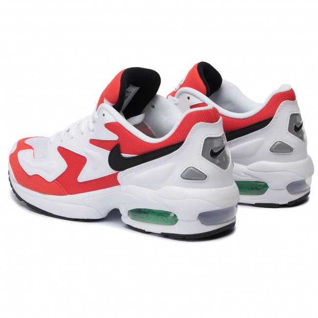 Scarpe Nike - Air Max2 Light AO1741 101 White/Black/Habanero Red