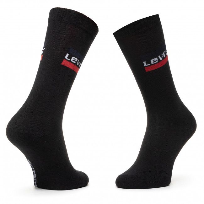 Set di 2 paia di calzini lunghi unisex LEVI'S - 37157-0157 Black