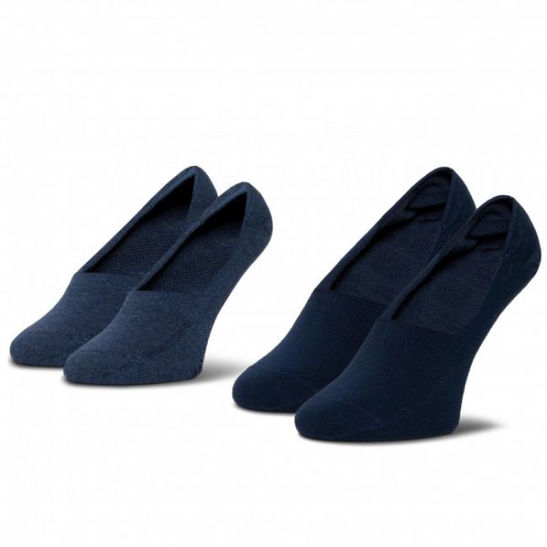 Set di 2 paia di pedulini unisex LEVI'S - 37157-0190 Denim Blue