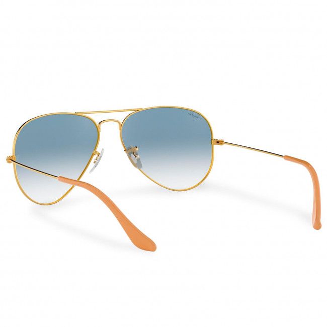 Occhiali da sole Ray-Ban - Aviator Large Metal 0RB3025 001/3F Gold/Light Blue Gradient