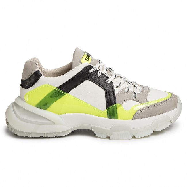 Sneakers BRONX - 66295-BV Off White/N.Yellow/Black 3330