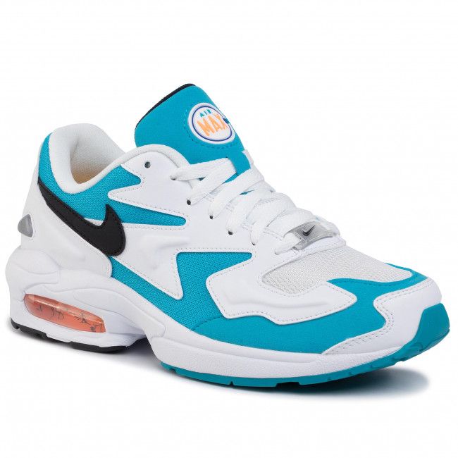 Scarpe Nike - Air Max2 Light AO1741 100 White/Black/Blue Lagoon