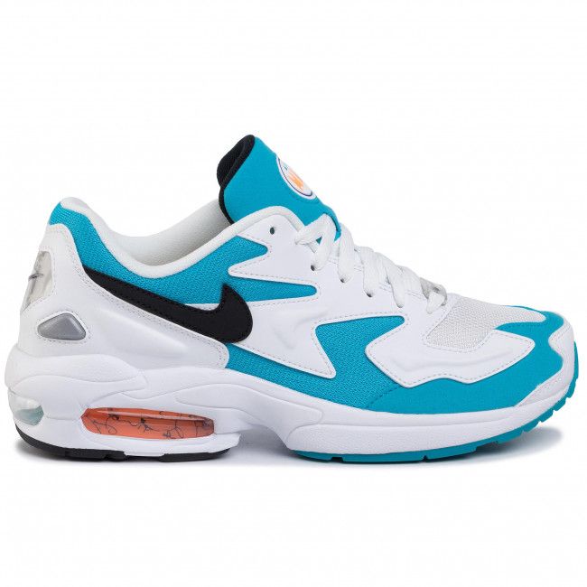 Scarpe Nike - Air Max2 Light AO1741 100 White/Black/Blue Lagoon