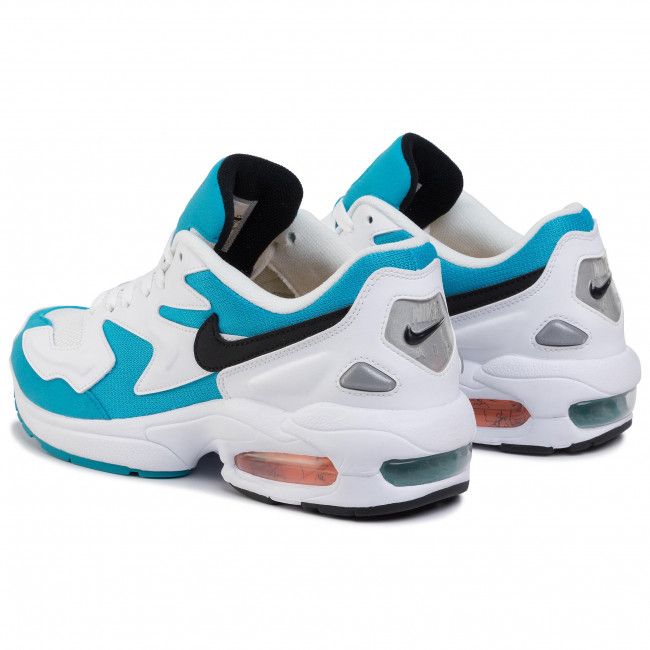 Scarpe Nike - Air Max2 Light AO1741 100 White/Black/Blue Lagoon