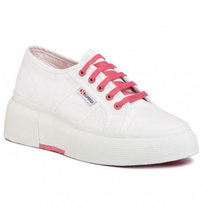 Scarpe sportive SUPERGA - 2287 Cotwcontrast S1114EW White/Pink Extase