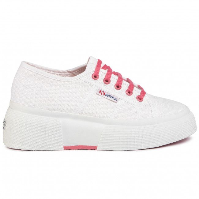 Scarpe sportive SUPERGA - 2287 Cotwcontrast S1114EW White/Pink Extase