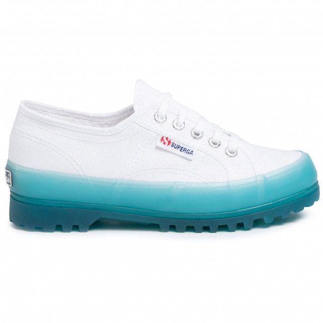 Scarpe basse SUPERGA - 2555 Alpina Jellygum Cotu S1115LW White/Blue Lt Crystal A0E