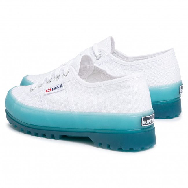 Scarpe basse SUPERGA - 2555 Alpina Jellygum Cotu S1115LW White/Blue Lt Crystal A0E