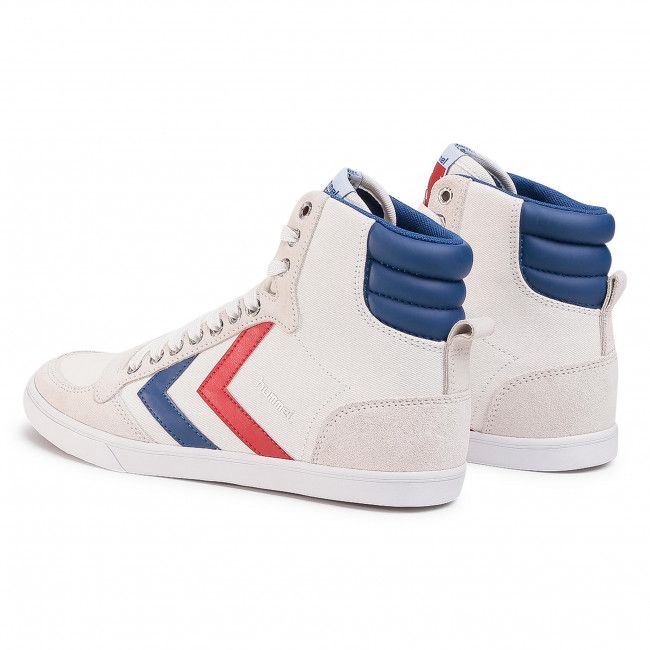 Sneakers HUMMEL - Slimmer Stadil High 63511-9228 White/Blue/Red/Gum