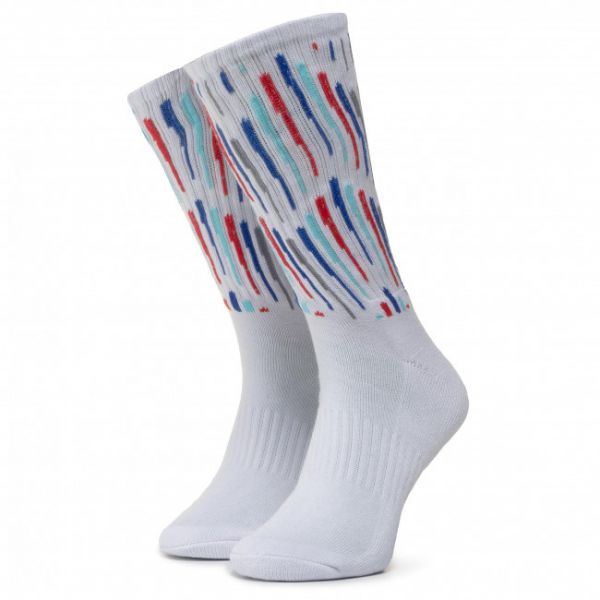 Calzini lunghi da donna HUMMEL - Hml Sock Hawaii 207933-9253 White/Blue/Red