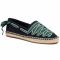 Espadrillas TORY BURCH - Logo Grosgrain Espadrille 61318 Perfect Navy/Malachite 418