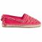 Espadrillas TORY BURCH - Logo Grosgrain Espadrille 61318 Bright Azalea/Brilliant Red 660