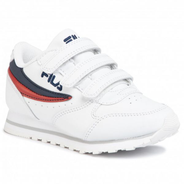 Sneakers Fila - Orbit Velcro Low Kids 1010785.98F White/Dress Blue Sneakers Fila - Orbit Velcro Low Kids 1010785.98F White/Dress Blue
