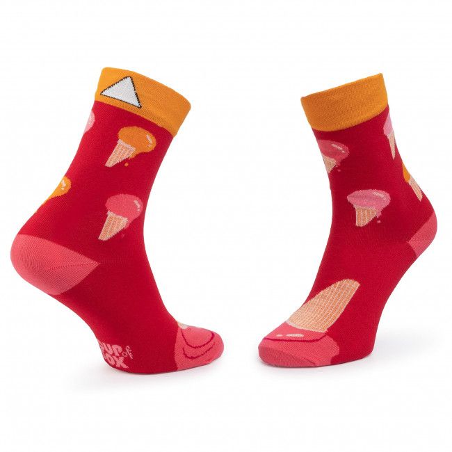 Calzini lunghi unisex CUP OF SOX - Przełam Lody A Multicolore Rosso