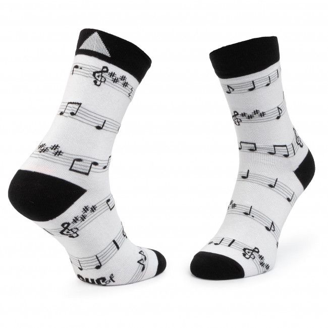 Calzini lunghi unisex CUP OF SOX - Czytaj Z Nóg A Bianco Multicolore