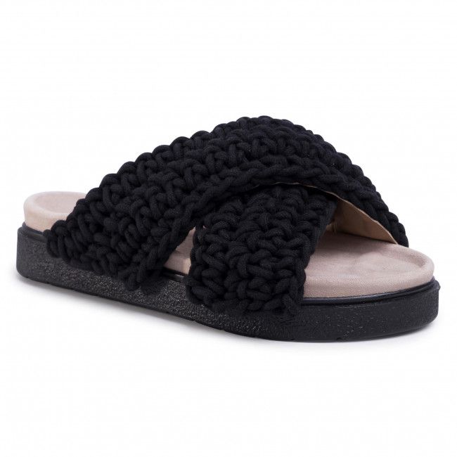 Ciabatte INUIKII - Women Woven 70104-5 Black